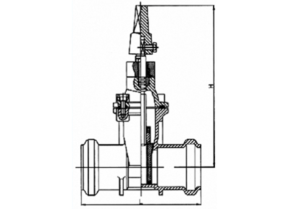 ZRIN-SC1 NRS Socket End Flanged Gate Valves