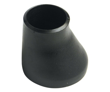 Eccentric Reducer Black Paint Seamless Buttweld