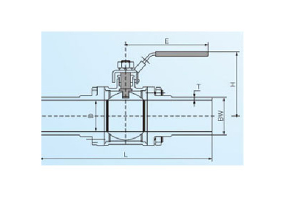 QSL3S-2 3PCS Ball Valve Butt-Welding