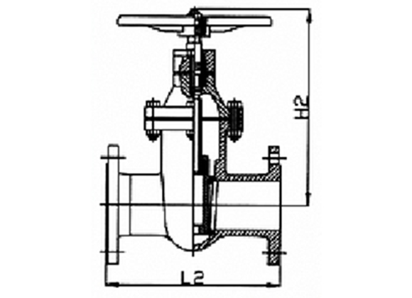 ZRIN-D51 NRS DIN3352 F5 Flanged Gate Valves