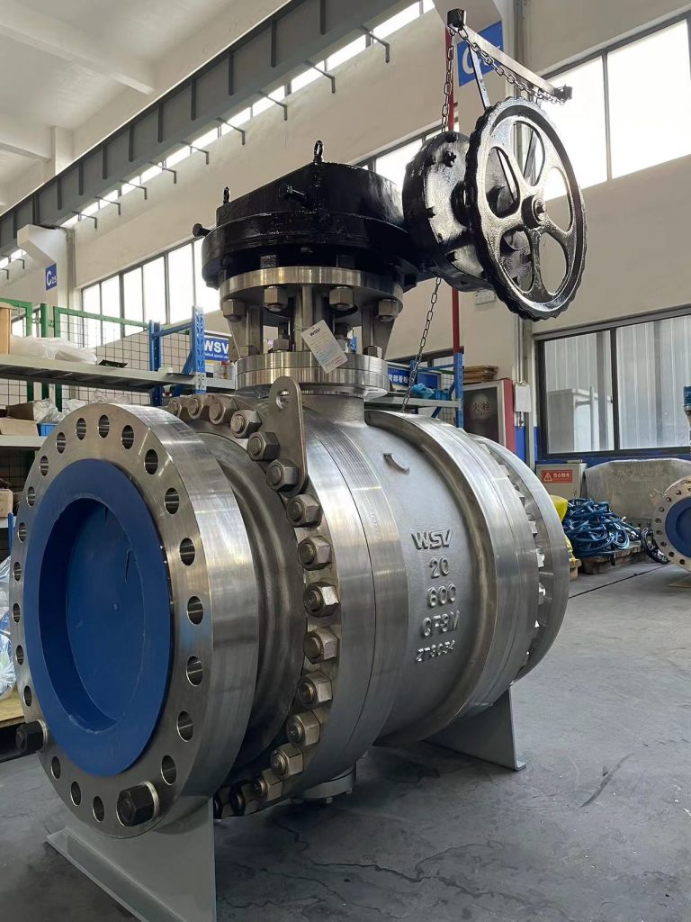 Successfully delivery of 20” high pressure metal seat ball valve- the destination is Chilethermostatic mixing valve