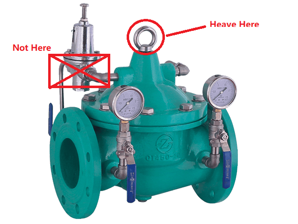 Installationbutterfly valve lug type